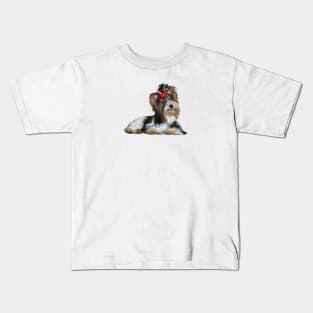 Biewer Yorkshire Terrier Kids T-Shirt